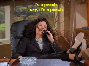Seinfeld quote - Elaine describing her first issue of the J. Peterman ...