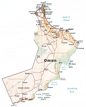 map of oman phonebook of oman c m