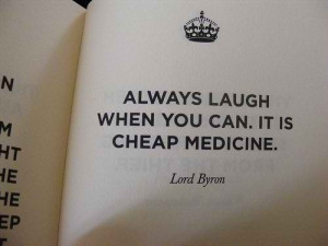 laughter is the cheapest medicine