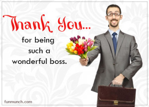 Thank You For Being Such A Wonderful Boss - Happy Boss’s Day Graphic