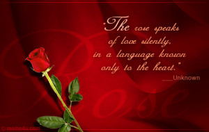 Love Quotes With Roses