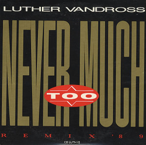 Luther Vandross Never Too Much UK 5