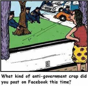 This cartoon brings to mind what happened to dissenters in other ...