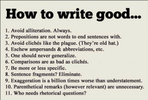 Important Writing Tips