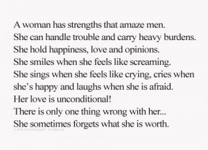 her love is unconditional there is only one thing wrong with her ...