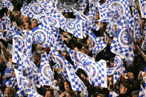 ... keep the blue flag flying high!” popularne wśród kibiców Chelsea