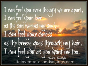 Can Feel You.. | Love Quotes And SayingsLove Quotes And Sayings
