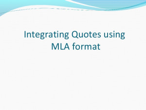 Integrating quotes