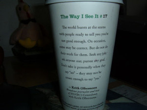 starbucks cups quotes