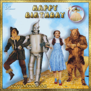 Happy Birthday Wizard Of Oz Tag Code: