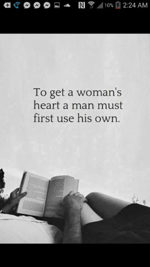 Woman's, heart, man