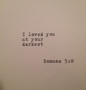 Romans 58 Framed Love Quote Typed On Typewriter by farmnflea, $8.00