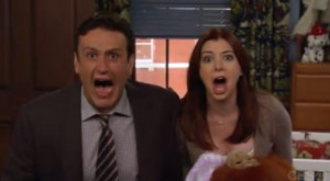 How I Met Your Mother Marshall and Lily screaming