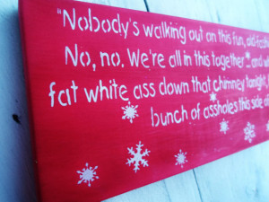 Christmas Decorations, CHRISTMAS VACATION funny sign PACKAGE- Clark ...