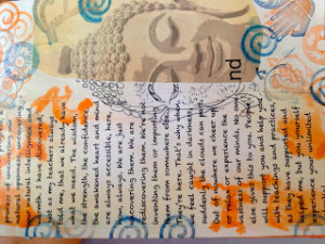 Journal entry about a quote from Pema Chodron