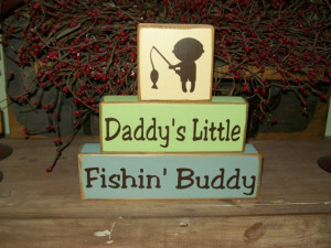 Daddy's fishing buddy decoration