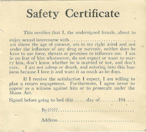 safety certificate