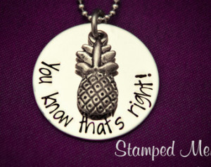 ... Steel with Pineapple Charm - Shawn and Gus Quotes - Geekery Gift