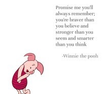 disney, fear, piglet, quotes, tumblr, winnie the pooh