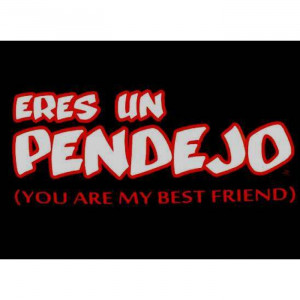 Home » Eres Un Pendejo (You Are My Best Friend) T-Shirt