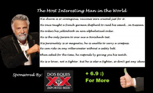 Dos Equis Poster World from the dos equis