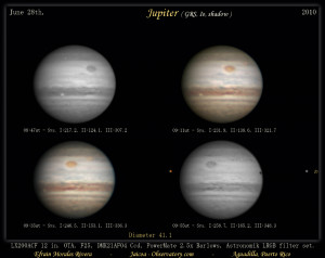 Here is my latest session of the grand planet Jupiter with its well ...