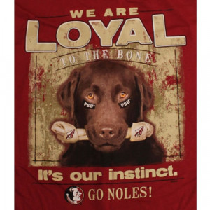 florida state seminoles t shirts loyal to the bone it s our instinct