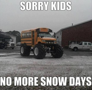 snow days, funny school pictures