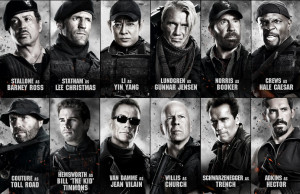 THE EXPENDABLES 2: 3 EXPLODING STARS