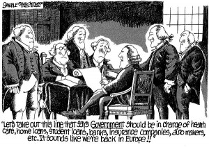 Founding Fathers Constitution Cartoon Political cartoons , an ol'