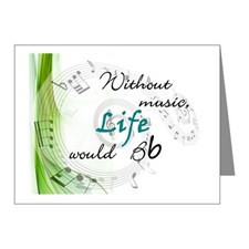 Music Quotes Thank You Cards & Note Cards