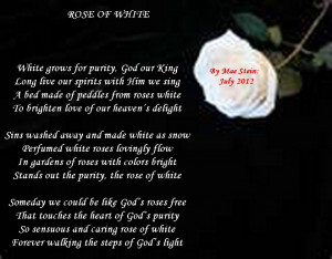 White Rose Love Poem