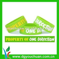 Personalized One Direction Silicone Bracelet with Sayings