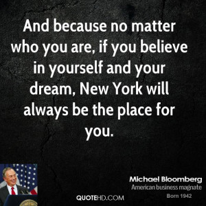 Michael Bloomberg Quotes