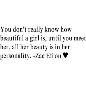 Zac Efron Quote ♥ LOVE YOU!