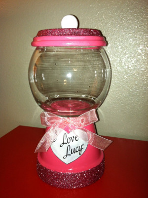 Candy Jar!- so cute could put candy or money in it and start saving up ...