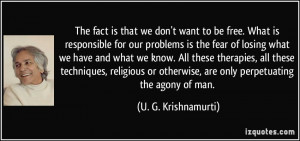 Krishnamurti Quote Religion