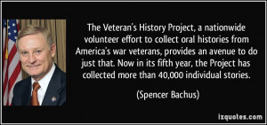 volunteer effort to collect oral histories from America's war veterans ...