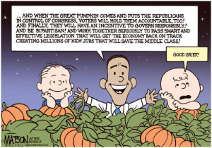 Funny Political Cartoons-Jon Stewart, Election Day