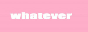 Pink Quote Facebook Cover