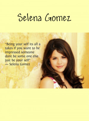 Selena Gomez quote