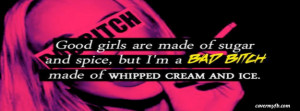 Bad Bitch Facebook Cover