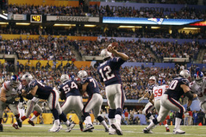 ... New England Patriots - Super Bowl XLVI - February 5, 2012: Tom Brady
