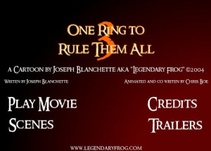 One Ring to Rule Them All 3, by Joseph Blanchette of LegendaryFrog.com
