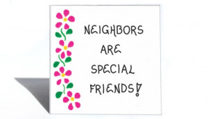 Gift Magnet, Quote, special friends, people next door, neighborhood ...