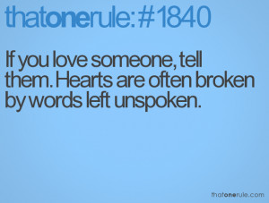 Quotes On Telling Someone You Love Them