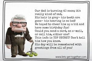 funny 40th birthday poems If you are looking for funny 40th birthday ...