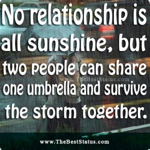 survive the storm together.