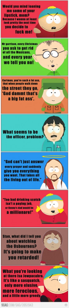 South Park Quotes Tumblr Some great south park quotes · found on 9gag ...