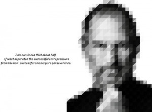 Buy Steve Jobs - Perseverance Paper Print: Poster